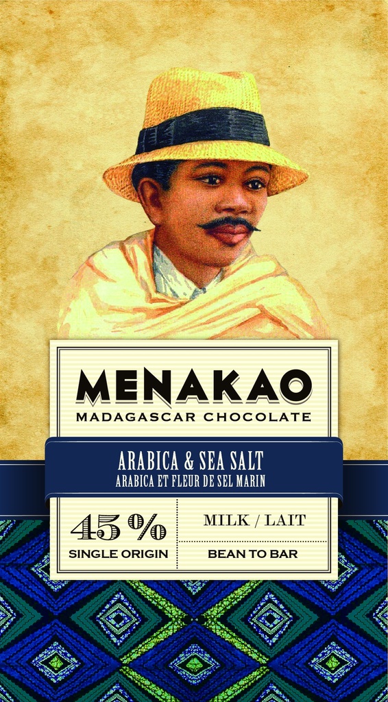 Chocolat au lait 45% - Arabica & Fleur de sel